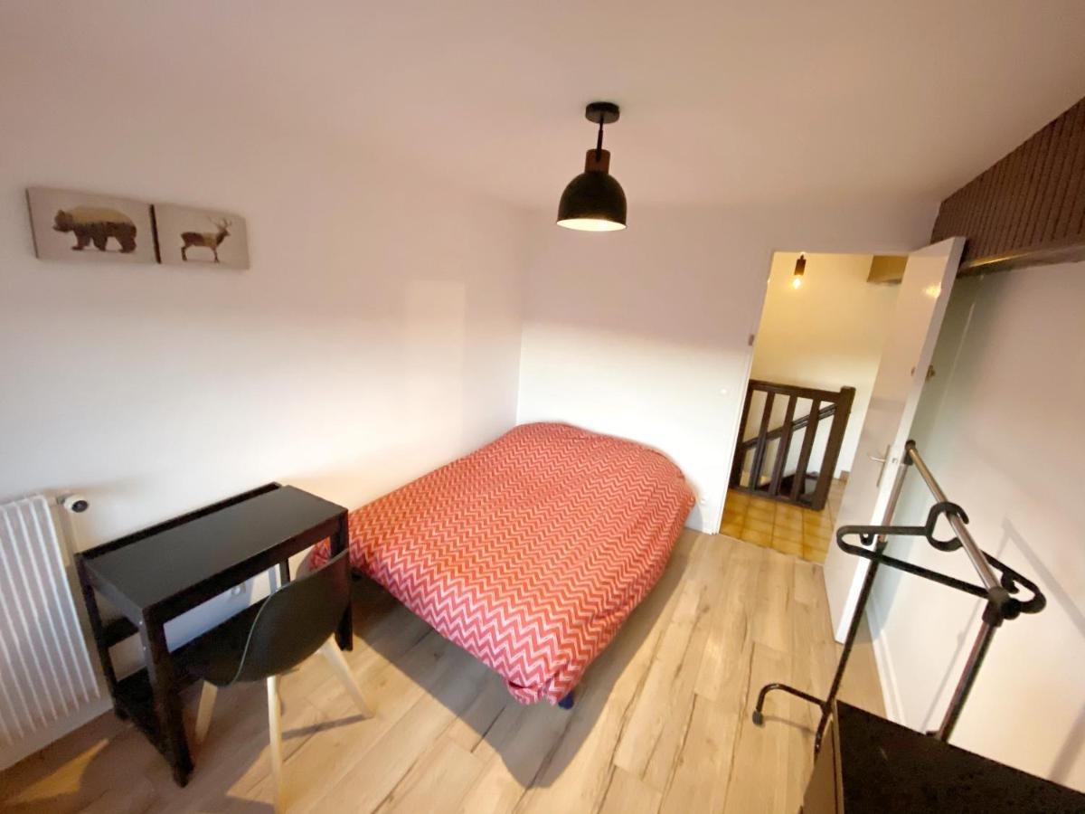 סן-אטיין 014 Chic & Cosy Grand Appart Duplex 76M2 Wifi Smart Tv Netflix Et Vue Panoramique מראה חיצוני תמונה